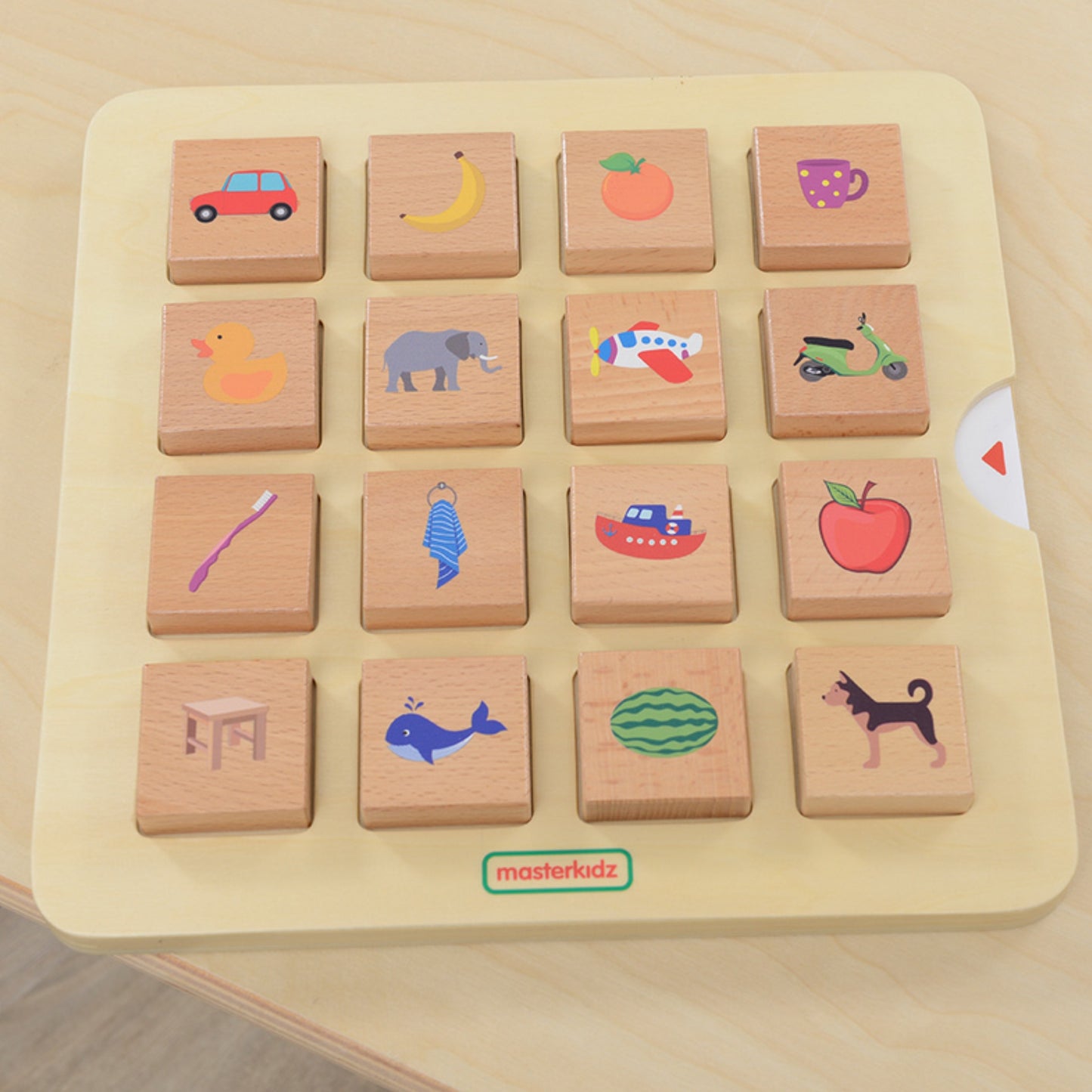 MASTERKIDZ Árnyékpárosító Montessori Játék – Fejlesztő Fa Párosító Játék 3 Éveseknek